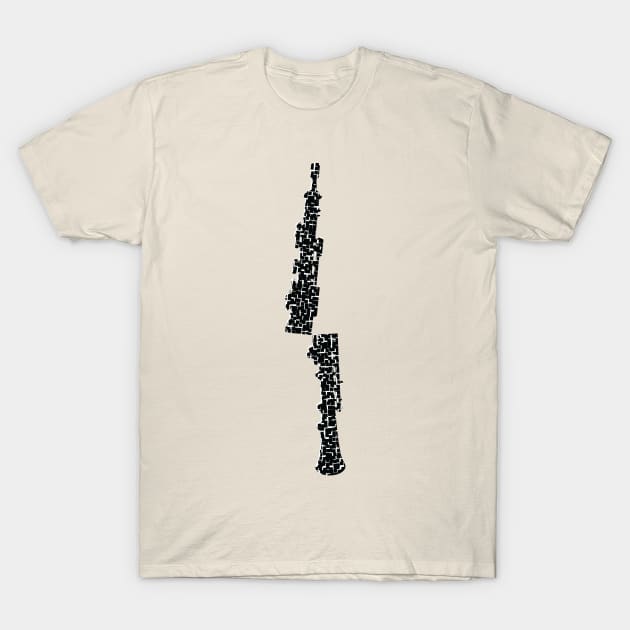 Oboe T-Shirt by GramophoneCafe